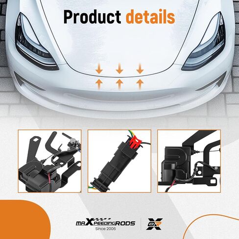 maXpeedingrods Power Frunk Soft Closing Fit for Tesla Model Y 2021-2024, Automatic Lock Closer Frunk Electric Suction Switch for Model Y Accessories in Kuwait
