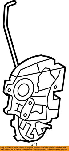 Genuine Honda 72150-SZA-A02 Left Front Door Power Latch Assembly in Saudi Arabia