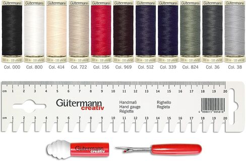 Gutermann 734578 | Assorted Polyester Sew-All Sewing Thread Gift Pack 100m x 11 in Kuwait