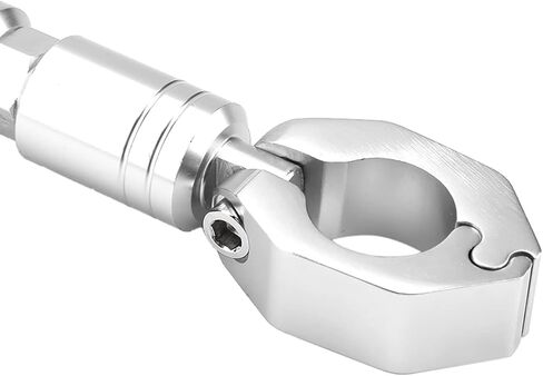 Motorcycle Balance Bar, Universal 22mm Aluminum Alloy Handlebar Cross Bar for Motorbikes, Silver in Kuwait