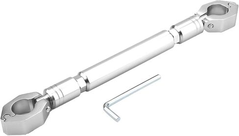 Motorcycle Balance Bar, Universal 22mm Aluminum Alloy Handlebar Cross Bar for Motorbikes, Silver in Kuwait