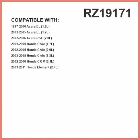 فلتر هواء كابينة التحكم في الرائحة من فبريز من PUREFLOW RZ19171 يناسب 2002-2006 Honda CR-V 2.4L، Acura RSX 2.0L؛ 2003-2011 العنصر 2.4 لتر in Kuwait