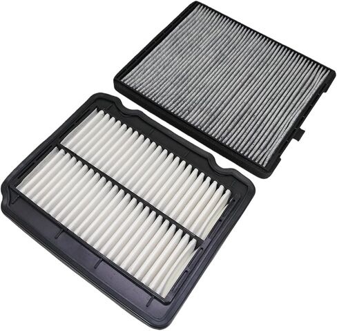 Engine & Cabin Air Filter Fit for 2004-2011 Chevy Aveo, 2006-2011 Aveo5, Fit for 2009-2010 Pontiac G3, L4 1.6L, Replace 96536696 96435888 in Kuwait