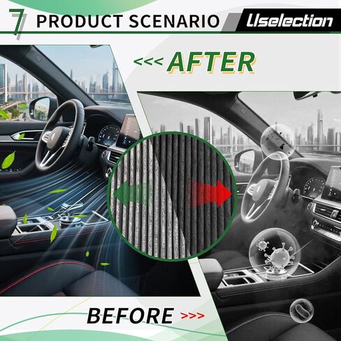 فلتر هواء المحرك والمقصورة مع مجموعة نشطة لـ Acura MDX (2016-2020)، Honda Ridgeline (2017-2025)، Passport (2019-2025)، Pilot (2016-2022) يستبدل 17220-5J6-A10، 80292-T0G-A01 in Kuwait