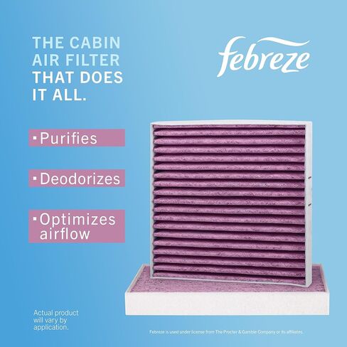 Febreze Odor Control Cabin Air Filter by PUREFLOW RZ18111 Fits 2012-2018 Ford Focus 2.0L; 2013-2019 Escape 2.0L, 2.5L; 2017-2019 Escape 1.5L; 2013-2016 Escape 1.6L in Kuwait