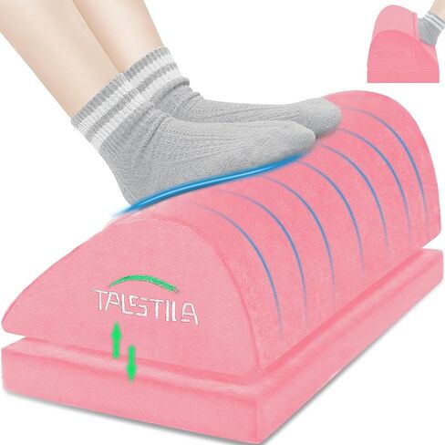 TALSTILA Foot Rest for Under Desk at Work, Under Desk Footrest, Ergonomic 2 Adjustable Heights Footrest, Footrest with Feet Warm Pocket, for Office Desk & Office Chair… in Saudi Arabia