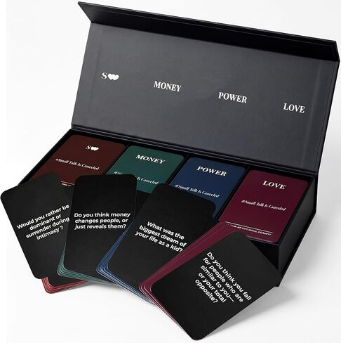 Conversation Starter Cards to Deepen Friendships and Break The ice – 176 Deep Questions for Couples, Friends, Party Game for Meaningful Conversations, Prompts for Deeper Connection in Kuwait
