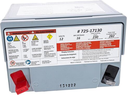 CUB CADET 725P17130 Battery 230 Cca Agm U1 280 Pro 600 KW FAB XT2-LX42 636 XT2-SLX50 XT2-SLX54 XT2SLX54 XT2SLX50 in Kuwait