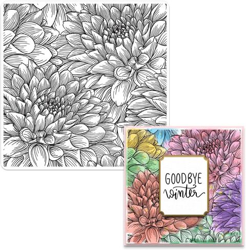 Sunflowers Background Clear Stamps for Card Making Decorative Flowers Background Transparent Silicone Stamps for DIY Scrapbooking Supplies Embossing Paper Gift Card Album Decoration Craft in Kuwait