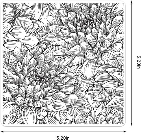 Sunflowers Background Clear Stamps for Card Making Decorative Flowers Background Transparent Silicone Stamps for DIY Scrapbooking Supplies Embossing Paper Gift Card Album Decoration Craft in Kuwait