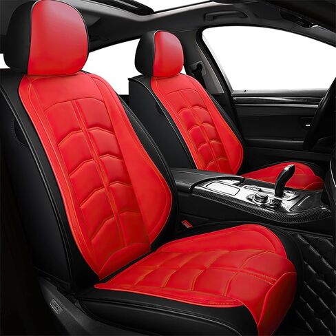 Seat Cover for Ford Mustang 1999-2024, Durable Waterproof Sports Seat Cover，Premium Leather Seat Protector(2 Seats Standard, Black Yellow) in Saudi Arabia