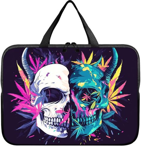 13 inch Laptop Sleeve, Colorful Boho Patchwork Quilt Shockproof Protective Bag with Handle, Slim Notebook Carrying Case for MacBook Air M3/M2/M1, iPad Pro 13 M4, MacBook Pro 14 in Kuwait