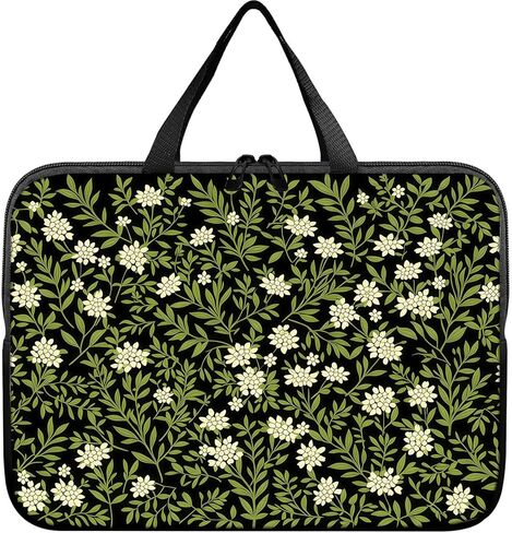 13 inch Laptop Sleeve, Colorful Boho Patchwork Quilt Shockproof Protective Bag with Handle, Slim Notebook Carrying Case for MacBook Air M3/M2/M1, iPad Pro 13 M4, MacBook Pro 14 in Kuwait