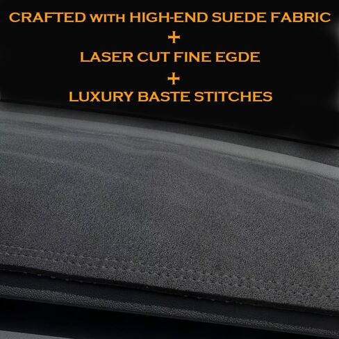 Dashboard Cover Compatible with Tesla Model 3 Highland, Premium Suede Anti-Glare Non-Slip Pad Dustproof Dash Mat 2024 2025 2026 Tesla Model 3 Accessories Interior Sun Protection in Saudi Arabia