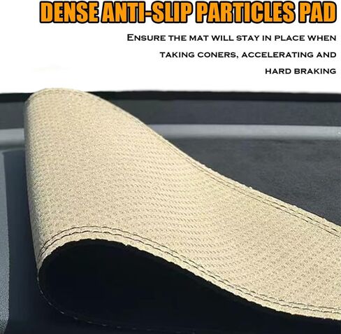 Dashboard Cover Compatible with Tesla Model 3 Highland, Premium Suede Anti-Glare Non-Slip Pad Dustproof Dash Mat 2024 2025 2026 Tesla Model 3 Accessories Interior Sun Protection in Saudi Arabia