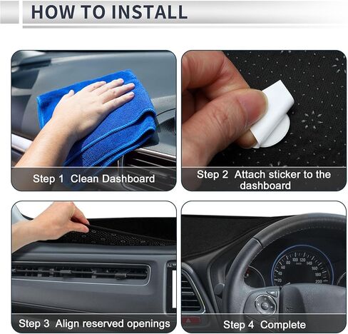 Center Console Dashboard Cover for Lexus ES 300h 2021-2023 Non-Slip Dash Cover Mat Polyester Silicone in Kuwait