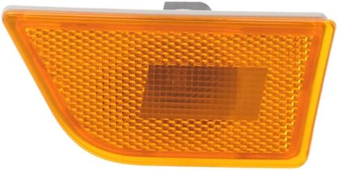 KarParts360 For Ford Maverick 2022 2023 2024 2025 Side Marker Light Front, Driver Side | Amber Lens | ABS Plastic Housing | Snap In | PMMA Plastic Lens | With Bulbs | For FO2550149 | NZ6Z13A565B in Kuwait