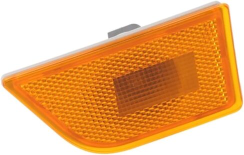KarParts360 For Ford Maverick 2022 2023 2024 2025 Side Marker Light Front, Driver Side | Amber Lens | ABS Plastic Housing | Snap In | PMMA Plastic Lens | With Bulbs | For FO2550149 | NZ6Z13A565B in Kuwait