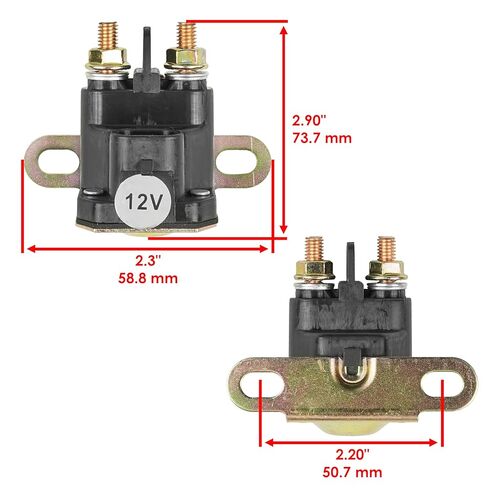 Caltric Starter and Relay Solenoid Compatible with Polaris RZR XP 1000 / RZR XP 4 1000 2017 2018 2019 2020 2021 in Kuwait