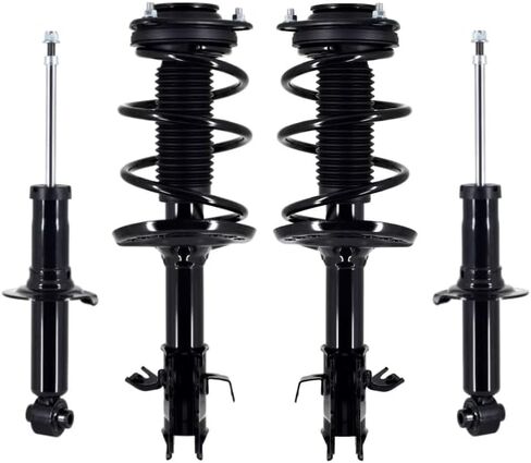 PM Auto Set of 4 Front Quick Complete Strut-Coil Spring-Rear Strut For 2017-2019 Subaru Impreza w/ 15" or 16" Alloy Wheels in Saudi Arabia