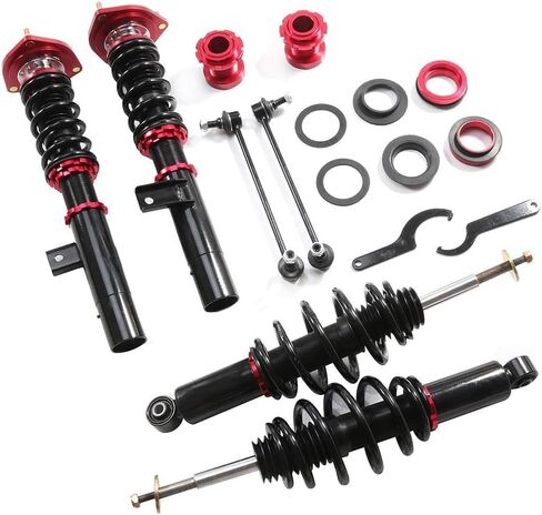 SCITOO Coilover Struts Adjustable Height Coilover Suspensions Kit Struts Coilover fit for 2003-2007 for Volkswagen Golf, 2006-2009 for Volkswagen GTI in Kuwait