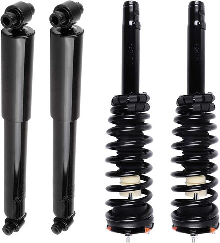 Front & Rear Struts and Shocks Complete Assembly Fit 2010-2011 for Mercury Milan 2010-2012 for Ford Fusion Struts Complete Assembly Replacement 272596F 344363R Set of 4 in Kuwait
