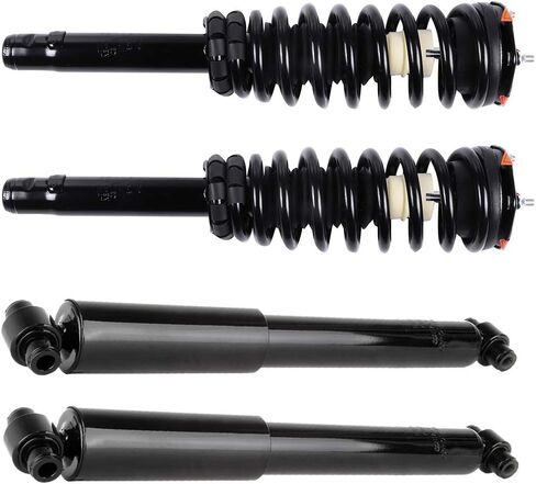 Front & Rear Struts and Shocks Complete Assembly Fit 2010-2011 for Mercury Milan 2010-2012 for Ford Fusion Struts Complete Assembly Replacement 272596F 344363R Set of 4 in Kuwait
