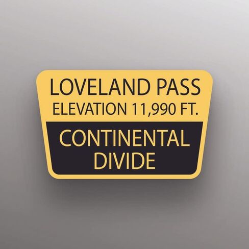 Loveland Pass Magnets Magnets Adventure Mountain | Premium Quality 2-Pack | Apply to Metal Surfaces on Cars, Trucks, Vans, SUV | 8-Inches by 5-Inches | MagnetPD1888 in Saudi Arabia