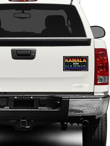 Kamala Harris 2028 President Campaign Car Magnet - 2 Pack 6X4 inch - Vinyl Magnet for Car Truck SUV, Mailboxes, or Any Other Magnetic Surfacet (Chroma) in Saudi Arabia