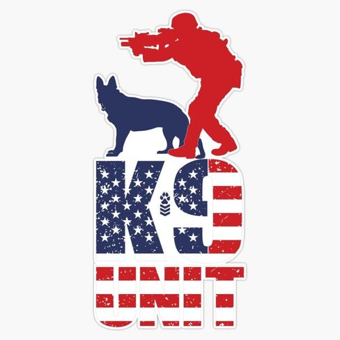 Magnet K-9 Unit 7 Magnetic Vinyl Sticker Decal 5" in Kuwait