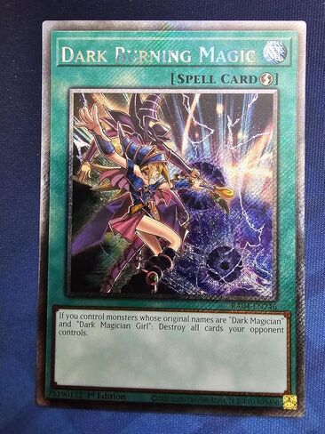Dark Burning Magic (Platinum Secret Rare) - RA04-EN246 - Platinum Secret Rare - 1st Edition in Kuwait
