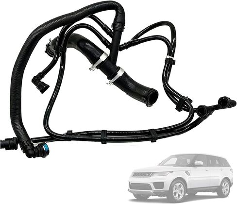 LR034637 Upper Supercharger Coolant Hose Radiator Pipe Compatible with 2014-2022 Land Rover Range Rover Sport, 2014-2016 LR4 HSE 3.0L - Replace LR034637 in Saudi Arabia
