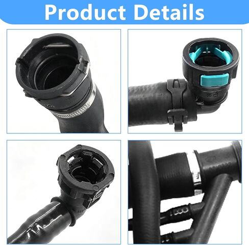 LR034637 Upper Supercharger Coolant Hose Radiator Pipe Compatible with 2014-2022 Land Rover Range Rover Sport, 2014-2016 LR4 HSE 3.0L - Replace LR034637 in Saudi Arabia