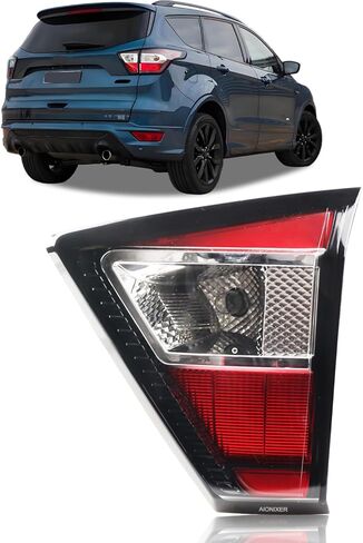 Tail Lights Assembly Compatible with Fo-rd Escape Kuga 2017 2018 2019, [Bulbs Included] Left/Driver Side, Taillight Rear Lamp Assembly, Replaces# GJ5Z13405E FO2802117, Red Lens in Saudi Arabia