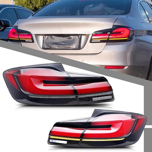 LED Tail Lights Assembly Compatible with BMW 5-Series F10 M5 2011-2016 Start-up Animation Sequential Turn Signal Rear Lamps Accessory in Saudi Arabia