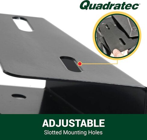 Quadratec Third Brake Light Riser Spacer Extension Kit - Fits Jeep Wrangler YJ TJ and Unlimited 1993-2006 - Adjustable for Bigger and Larger Tires - Lifts Above Spare Tire Mount in Saudi Arabia