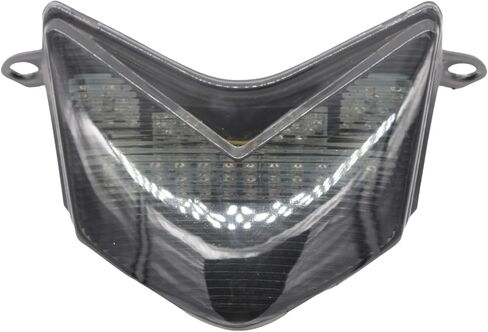 الضوء الخلفي - مصباح إشارة الانعطاف LED المدمج لفرامل الذيل متوافق مع KAWASAKI NINJA ZX-10R ZX1000 2006 2007 ZX-6R ZX6RR Z750 (أسود) in Kuwait