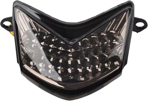 الضوء الخلفي - مصباح إشارة الانعطاف LED المدمج لفرامل الذيل متوافق مع KAWASAKI NINJA ZX-10R ZX1000 2006 2007 ZX-6R ZX6RR Z750 (أسود) in Kuwait