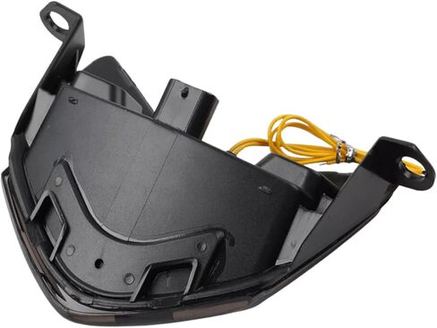 الضوء الخلفي - مصباح إشارة الانعطاف LED المدمج لفرامل الذيل متوافق مع KAWASAKI NINJA ZX-10R ZX1000 2006 2007 ZX-6R ZX6RR Z750 (أسود) in Kuwait