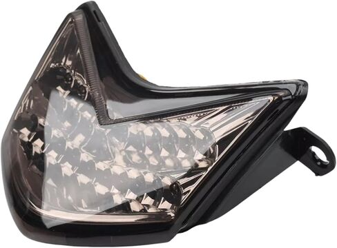 الضوء الخلفي - مصباح إشارة الانعطاف LED المدمج لفرامل الذيل متوافق مع KAWASAKI NINJA ZX-10R ZX1000 2006 2007 ZX-6R ZX6RR Z750 (أسود) in Kuwait