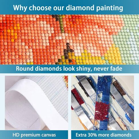 YQFCZDQ Books Flowers 5D Diamond Painting Kits for Adults,Pink Book Diamond Art Kits for Adults Beginner, DIY Round Full Drill Diamond Dots Paintings with Diamonds Gem Art and Craft Home Decor 12x16in in Kuwait