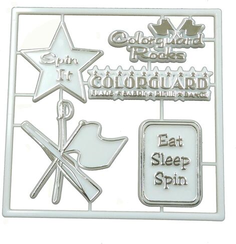 Color Guard Embellishment Pack - Silver in Kuwait