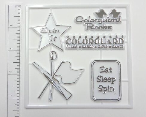 Color Guard Embellishment Pack - Silver in Kuwait