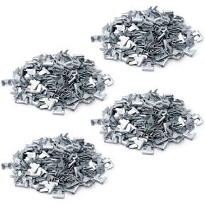 1200 Pieces Rabbit Cage Clips, J Clips for Wire Cages, Cage Fence Clips and Hog Ring Pliers Wire for Quail Pigeon Chicken Pet Dog Cat Cage in Kuwait