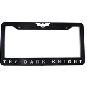Holder for License Plate for Batman Fans License Plate for Dark Knight Style 3D Raised License Plate Frame, Universal Fit US License Plate Holder for Car Truck SUV, Black ABS Plastic Frame in Saudi Arabia