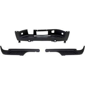 BUMPERS THAT DELIVER - Textured, Black Rear Bumper Step Pad 3-Piece Combo Kit Compatible with 2007-2014 Chevy Silverado GMC Sierra 2500 3500 w/Park Assist 07-14, GM1191128 GM1191126 GM1191127 in Kuwait