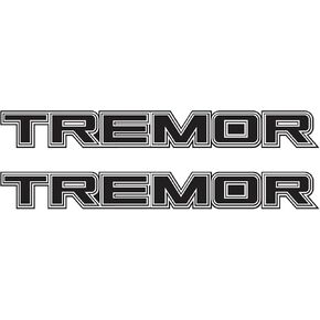 Tremor Decals Truck Bed Side Stickers F150 F250 (Black Red) in Saudi Arabia
