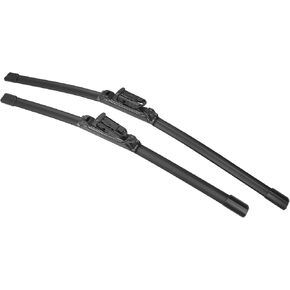 X AUTOHAUX 2pcs 22"+18" Silicone Front Windshield Wiper Blade for Chevrolet Colorado 2015-2022 for GMC Canyon 2015-2022 Windscreen Wiper OE Replacement Set All-Seasons Top-Lock/Push Button in Saudi Arabia