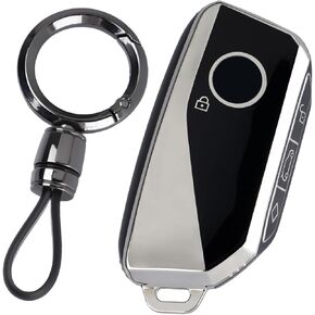 WJS Key Fob Cover, Car Key Case Shell Protector Compatible with 2023 2024 2025 2026 BMW 5/7 Series IX I5 I7 X5 X6 X7 M60 2 3 X1 X3 XM 735i 740i 760i (Black) in Saudi Arabia