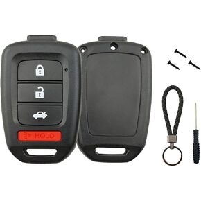 No Cutting Required Key Fob Case Shell for Honda 2013-2016 Accord Crosstour 2014-2015 CR-V Civic 2016-2017 HR-V Keyless Entry Remote Key Fob Cover (3 Button) in Saudi Arabia